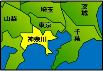 神奈川県マップ